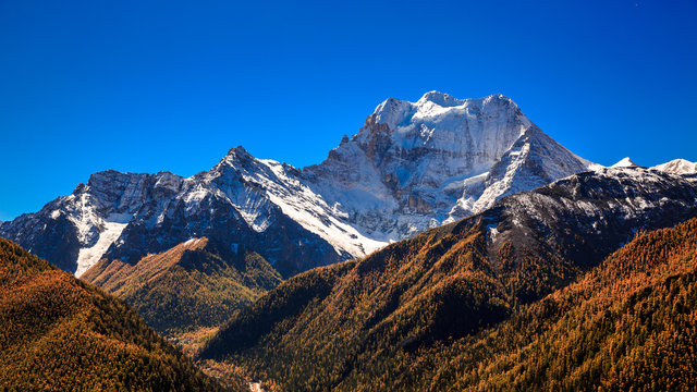 mountains in autumn