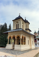 The Old Church in the Sinaia Monastery, Romania.