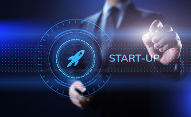 Business start up Venture investment business and development concept.