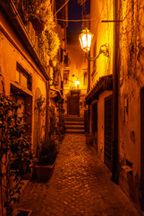 Trevignano Romano (Italy) - A nice medieval town on Bracciano lake, province of Rome, Lazio region,...