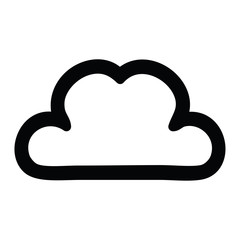 simple cloud icon
