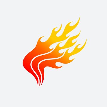 Fire wings logo design