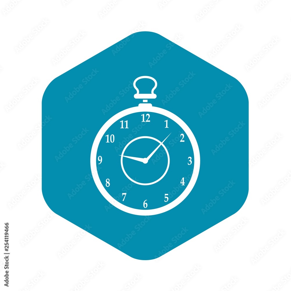 Poster watch icon in simple style isolated on white background
