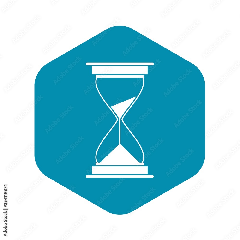 Poster watch icon in simple style isolated on white background