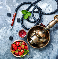 Fruit with hookah