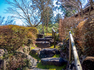 【静岡県伊豆市】日本庭園の階段【修善寺虹の郷】