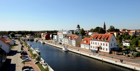 Obraz premium Seebad Ueckermünde, Stadthafen