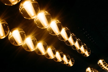 lamps of warm light