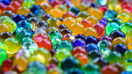 Orbeez colorful beads background
