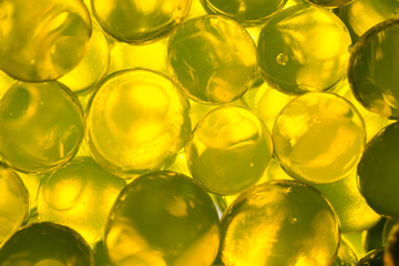 Background with hydrogel balls