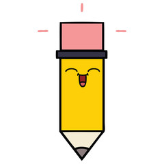 cute cartoon pencil