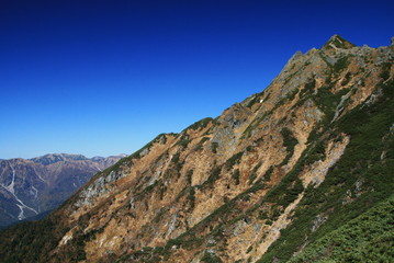 穂高連峰縦走　西穂高岳