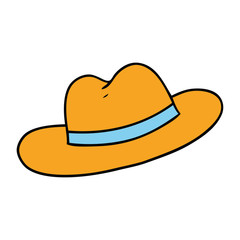cartoon doodle of a hat