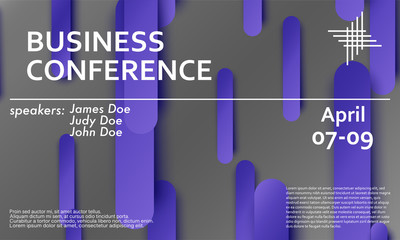 Conference announcement design template