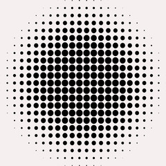 Abstract halftone pattern