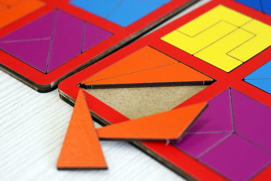 Abstract geometric background with triangles