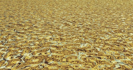 gold foil texture background 3D rendering