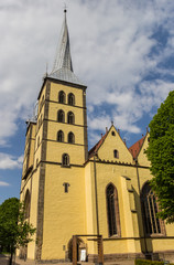 Fototapeta na wymiar Nicolai church in the old center of Lemgo