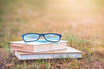 Outdoor recreation reading a book