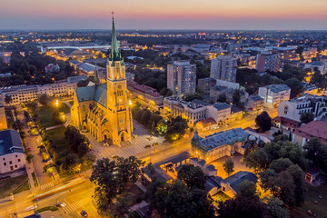 The city of Lodz, Poland	