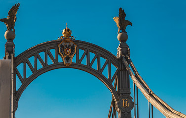 Beautiful bridge details at Oberndorf-Austria