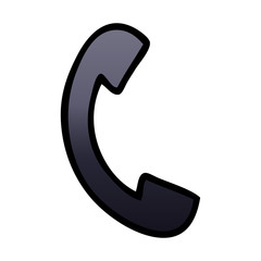 gradient shaded cartoon phone