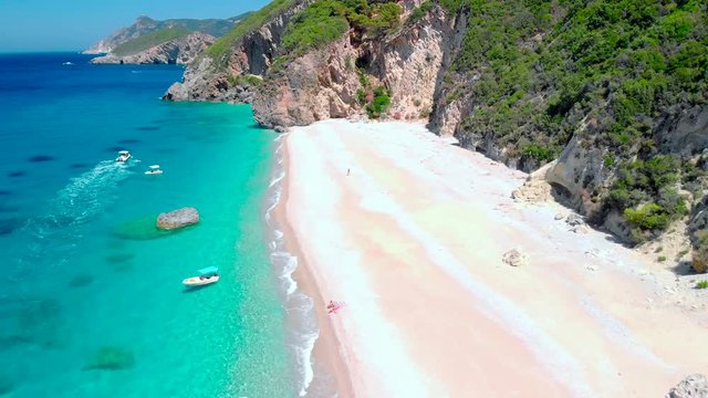 beautiful Greece landscape with amazing beaches 