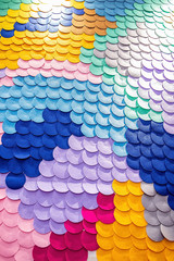 Patch color block background material