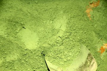 green color hennapowder