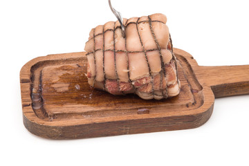 Poitrine de porc roulé