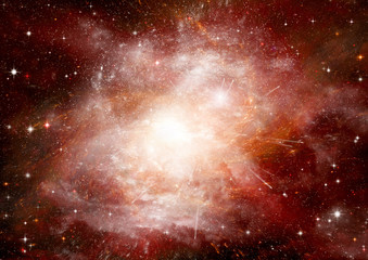 galaxy in a free space