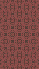 Ornate geometric pattern and abstract colored background