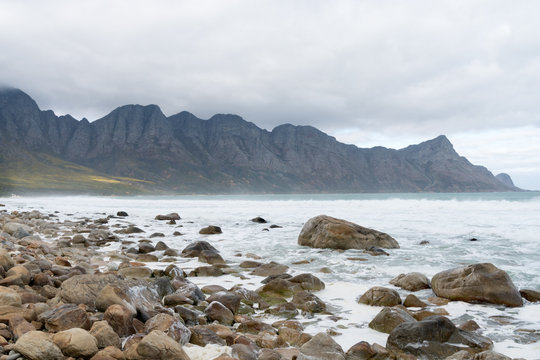 Kogel Bay Beach, located along Route 44 in the eastern part of False Bay near Cape Town, South Africa