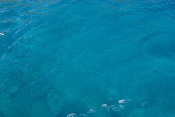Pure clear turquoise sea water background