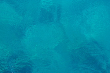 Pure clear turquoise sea water background