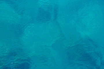Pure clear turquoise sea water background