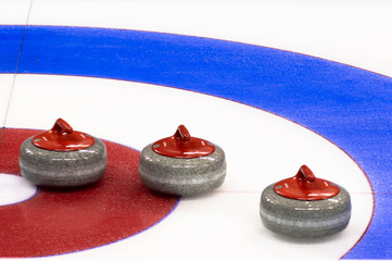 beauty,blue,curling,curling stones,game show,ice,ice cover,red,sport,sport games,stone,stones in water,winter,winter sports