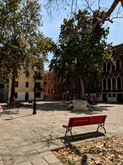 bench in the park venice
