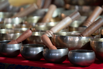 traditional bronze tibetan bell