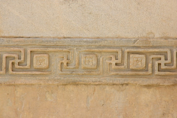Antique old Greek Roman granite stone background texture