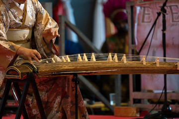 Koto japanese harp