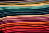 Different colors silk fabric