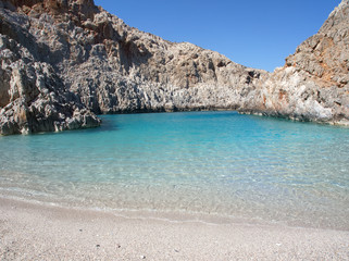 Fototapeta premium Greece Crete island Seitan limania beach