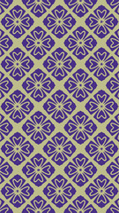 Ornate geometric pattern and abstract colored background