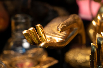 Buddah golden hand