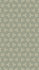 Ornate geometric pattern and abstract colored background