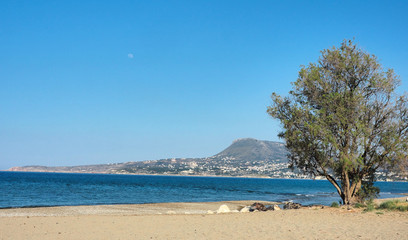 Greece Crete island Almirida beach