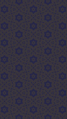 Ornate geometric pattern and abstract colored background