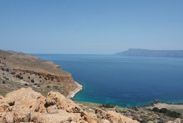 Fototapeta na wymiar Greece Crete island Balos Beach