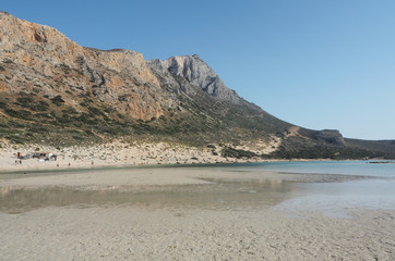 Fototapeta na wymiar Greece Crete island Balos Beach